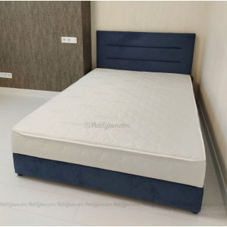 Ліжко Подіум 25 з матрацом та механізмом 120х200 (Синій)