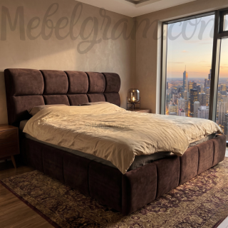 Ліжко Титан 160х200 з підйомним механізмом (Коричневий)