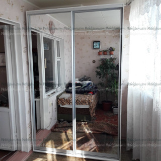 Шафа купе 140х60х240 дзеркальні фасади (№5)