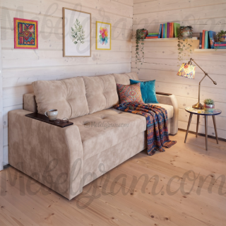 Диван Містраль (Антикіготь. Pet-Friendly. Бежевий)