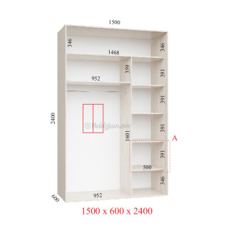 Корпус 150х60х240 наповнення ультра