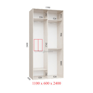 Корпус 110х60х240 наповнення ультра