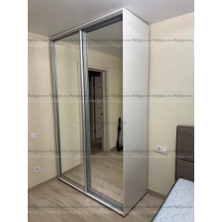 Шафа купе 130х60х240 дзеркальні фасади (№2)