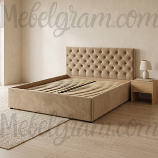 Ліжко Мері 140х200 Бежевий